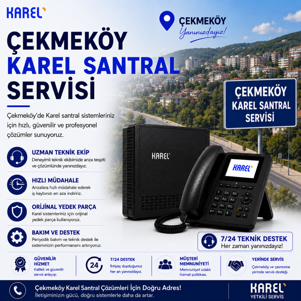 çekmeköy karel santral servisi