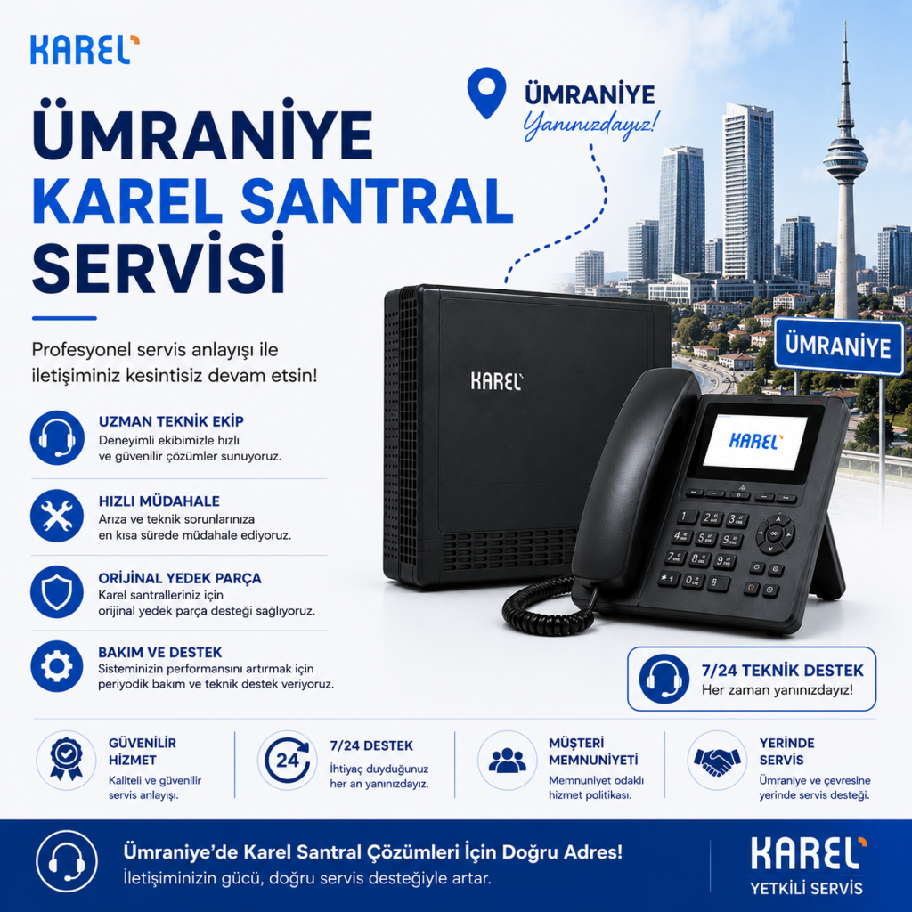 ümraniye karel santral servisi